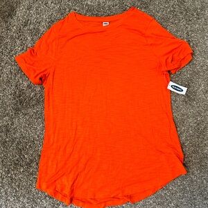Old navy orange shirt size medium
